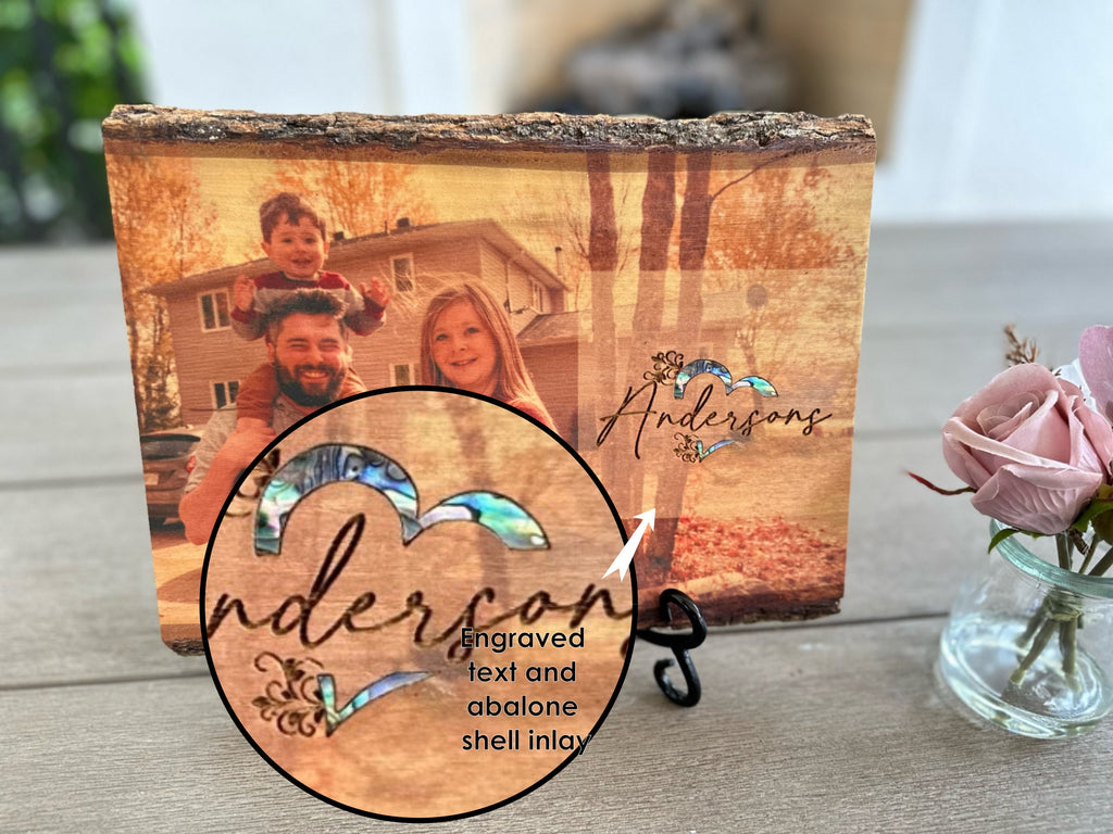 Custom Photo Printed Wooden Plaque - Personalized Home Decor